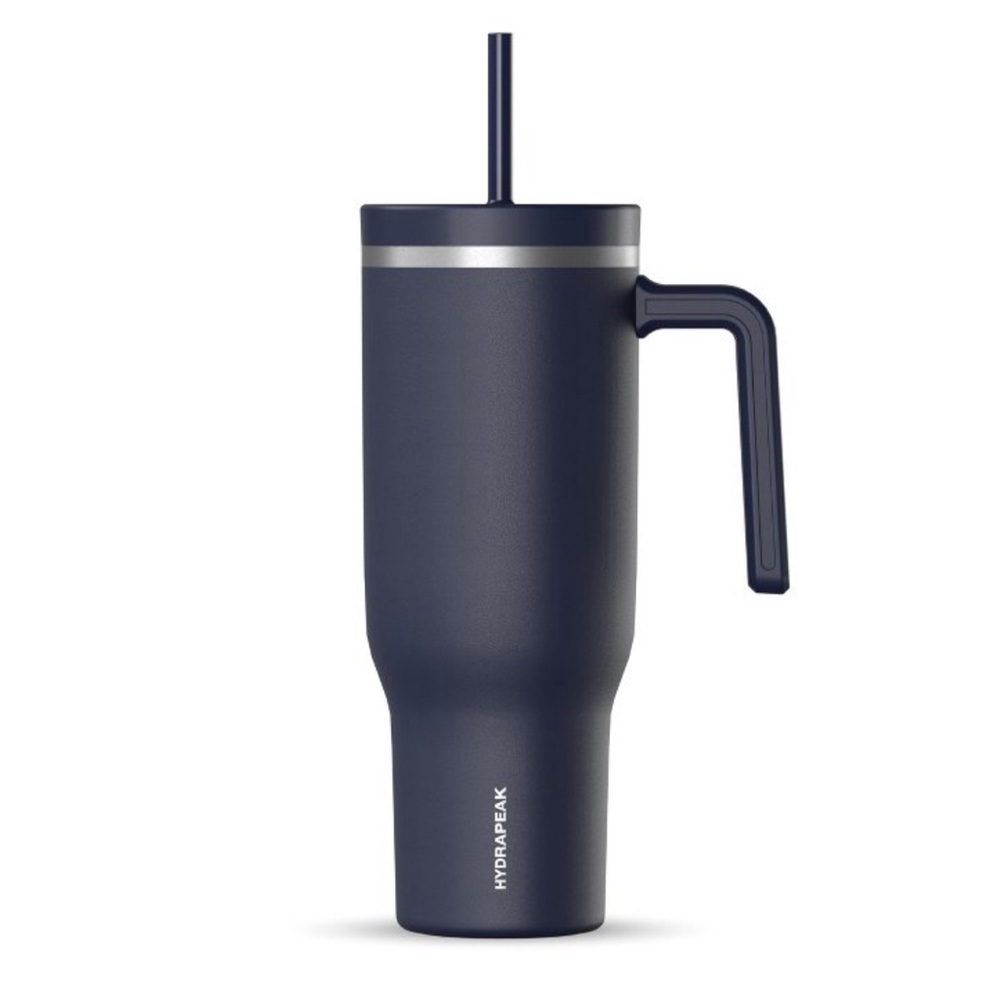 Hydrapeak 40oz Voyager stainless Steel Insulated Tumbler Navy Blue NIB